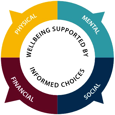 Diageo wellbeing philosophy wheel